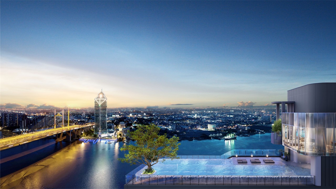 ขายดาวน์ ONE RIVER Rama 3 – Penthouse Unit on 28th Floor – รูปที่ 3