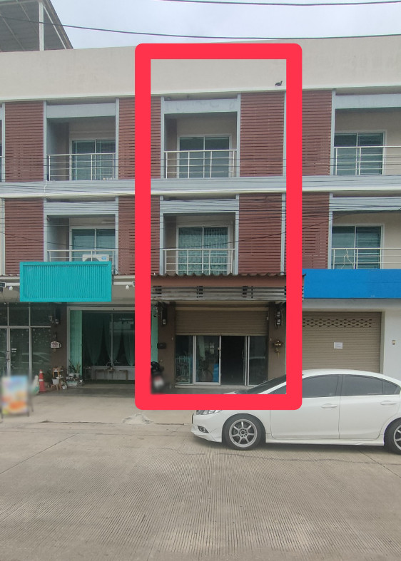 ขายอาคารพาณิชย์ 3 ชั้น เนื้อที่ 25.8 ตร.วา ท่ามะกา กาญจนบุรี
