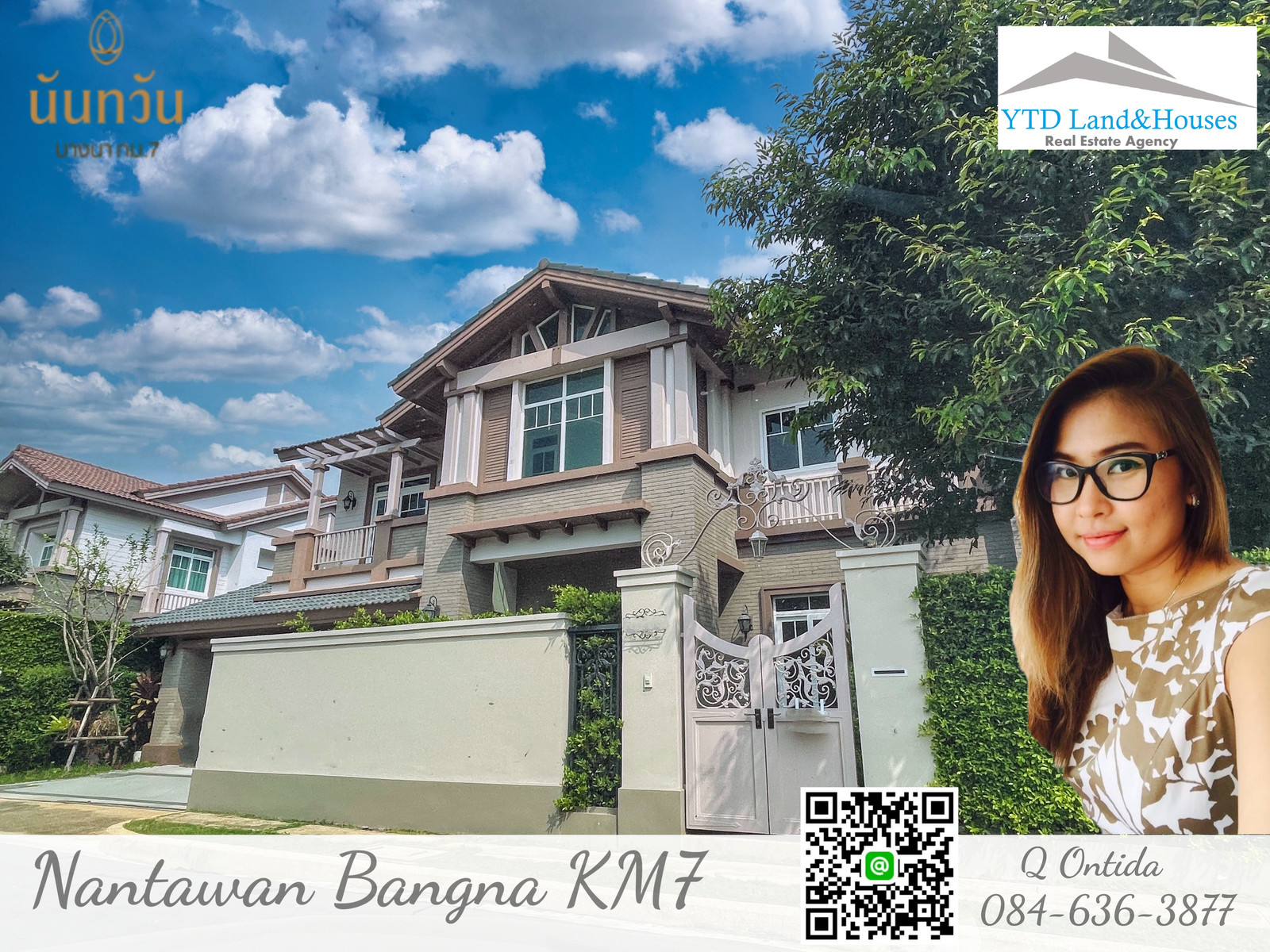 Luxury house For Sale at Nantawan Bangna km7 M-Size 34 M.THB  Listing no: YT01-1717