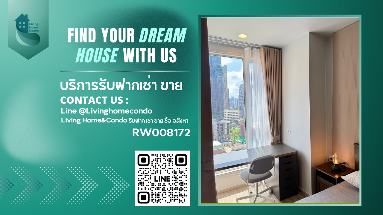 For rent, Culture Thonglor, Culture Thonglor, fully furnished, ready to move in, near BTS Thonglor -RW008172 For rent, Culture Thonglor, Culture Thonglor, fully furnished, ready to move in, near BTS Thonglor -RW008172