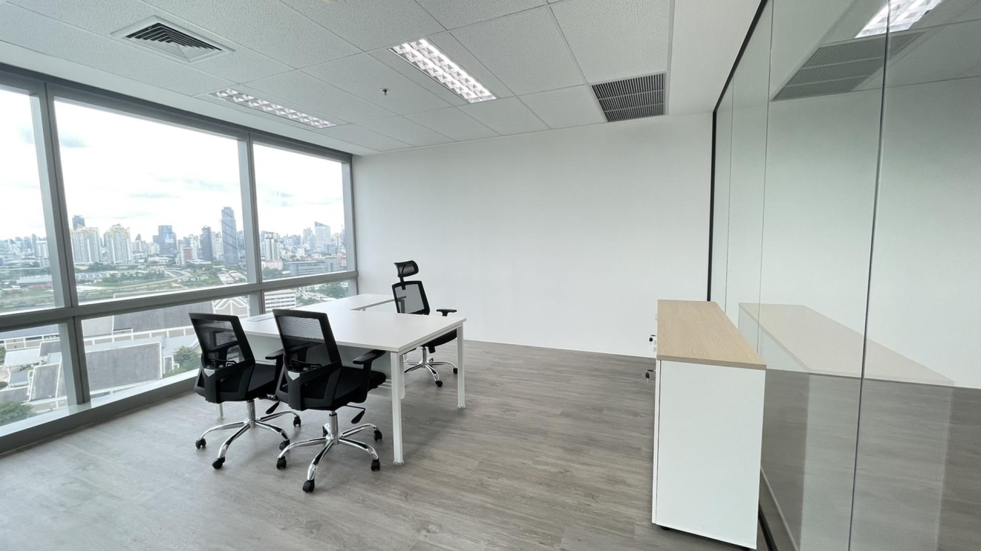 ให้เช่าสำนักงานoffice ย่านรัชดา-พระราม9 ใกล้ๆMRT  ชั้นสูง วิวสวย 209ตรม 32ที่นั่ง พร้อมโต๊ะผู้บริหาร สภาพดี ใหม่ พร้อมเฟอร์นิเจอร์ ย้ายเข้าทำงานได้เลย – รูปที่ 2