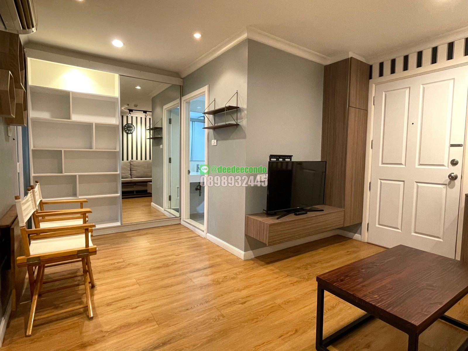 ให้เช่า​ 1​นอน​ 15,000​บาท​ พร้อยู่​ 6กย69 ตึก​ A 38 sqm คอนโด​ ลุมพินี​ เ​พลส​ พระราม​9 รัชดา​ – รูปที่ 4