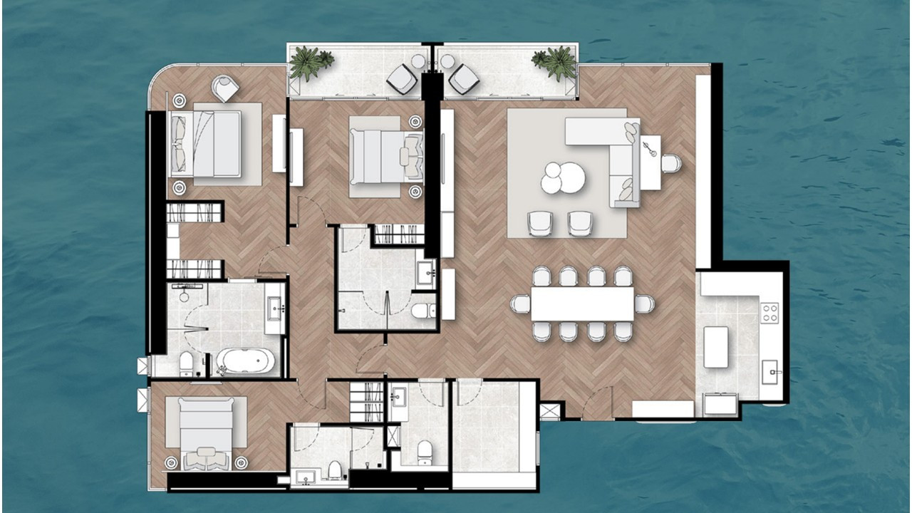 ขายดาวน์ ONE RIVER Rama 3 – Penthouse Unit on 28th Floor ขายดาวน์ ONE RIVER Rama 3 – Penthouse Unit on 28th Floor