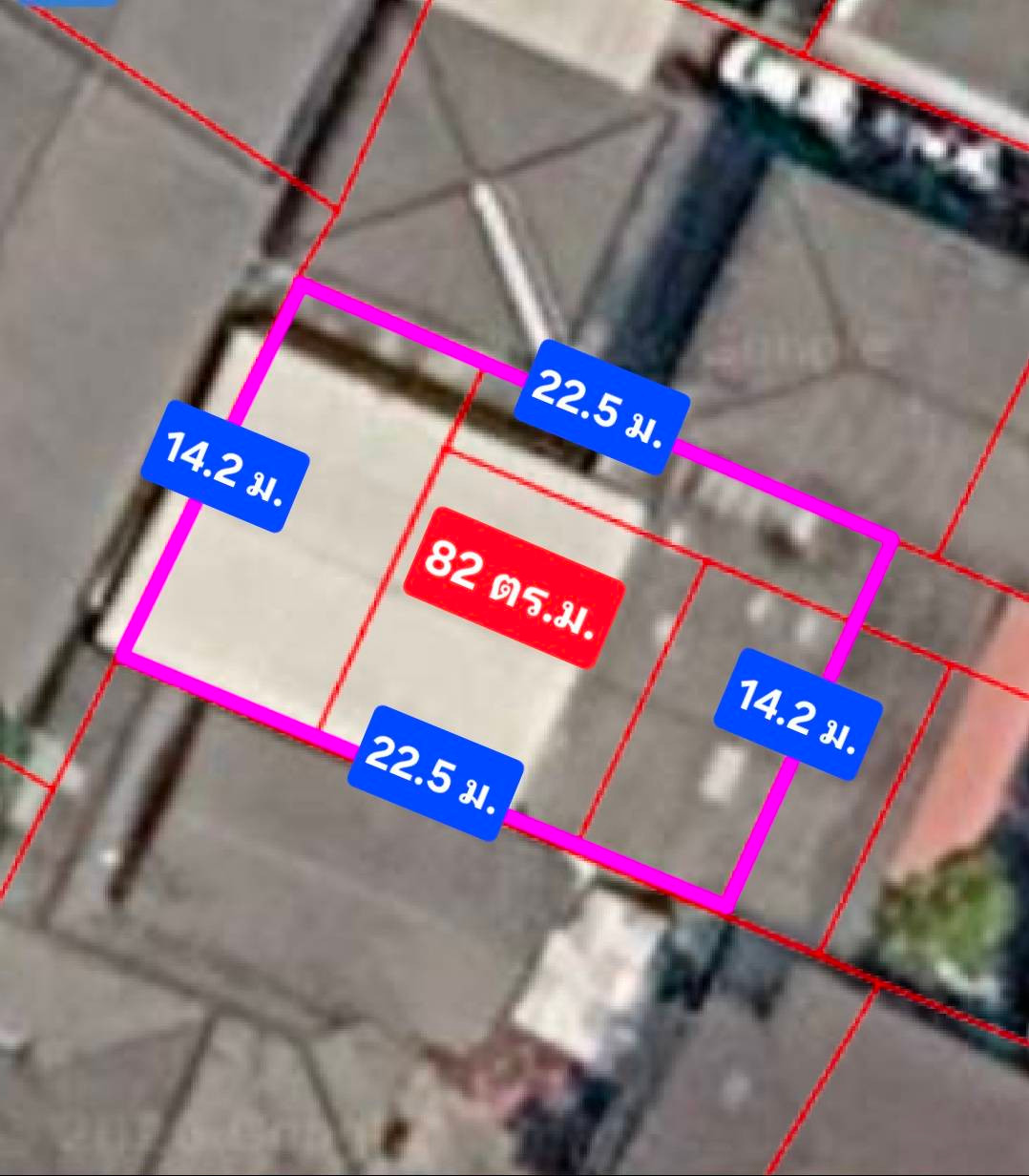 Land for sale with building, 82 sq m, Phahonyothin Soi 8 (Soi Sailom), beautiful rectangular plot. High road, no flooding, good location Land for sale with building, 82 sq m, Phahonyothin Soi 8 (Soi Sailom), beautiful rectangular plot. High road, no flooding, good location