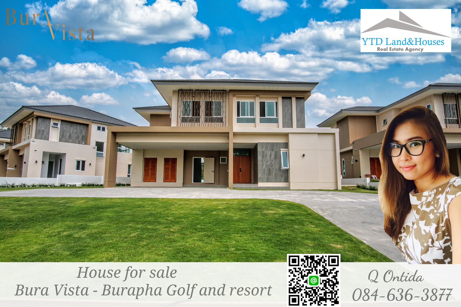 House for sale at the golf course Burapha Golf and Resort at Sriracha, Chonburi Bura Vista 14.99 M.baht Listing No: YT01-2048 House for sale at the golf course Burapha Golf and Resort at Sriracha, Chonburi Bura Vista 14.99 M.baht Listing No: YT01-2048