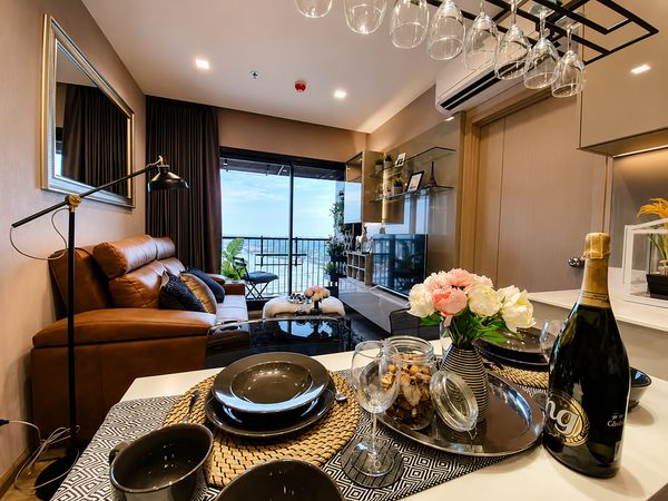 🔥 Condo 2 bedrooms, high floor, beautiful view, near MRT, only 4.6 million baht! 🔥