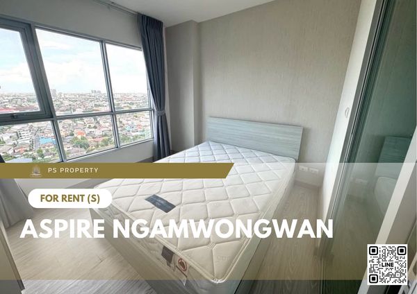 ให้เช่า 🔥 Aspire Ngamwongwan 🔥 เฟอร์นิเจอร์ และ เครื่องใช้ไฟฟ้าครบ ใกล้ BTS เกษตรศาสตร์