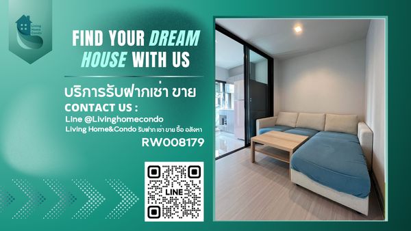 For Rent Life Asoke-Rama 9, fully furnished, ready to move in, near MRT Rama 9 -RW008179
