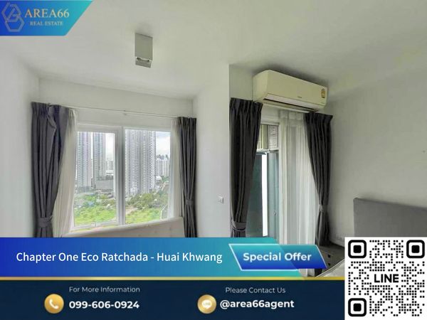 🔥 Nice condo for sale ❗️ Room ready to move in Furniture ready to use Chapter One Eco Ratchada - Huai Khwang