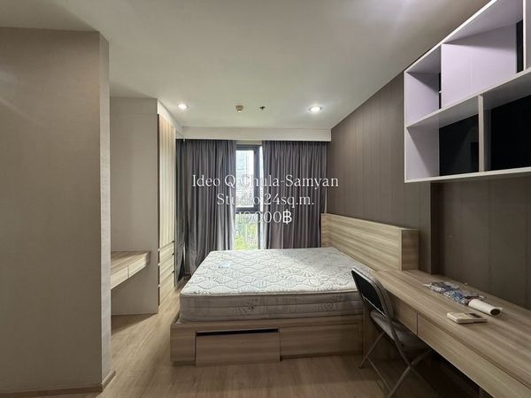 ✨ For rent Ideo Q Chula - Samyan ✨💰 Rental price: 19,000 baht/month 💖 Studio size 24 sq m. 📞 Contact : Aomam (Agent) Tel./Line ID : 095-587-1692 WhatsApp : +66 95 587 1692