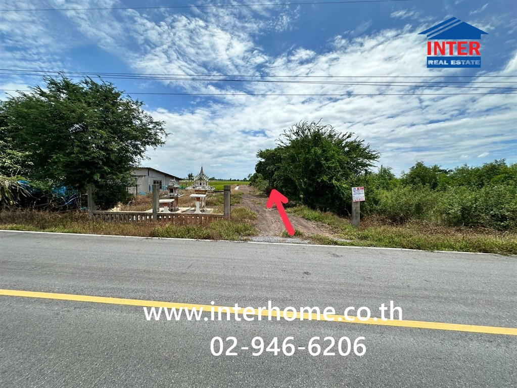 Empty land 3 rai 92 sq m. land near Wat Phai Rong Wua, Nakhon Pathom, Highway 3422, Bang Len, Nakhon Pathom. – รูปที่ 3