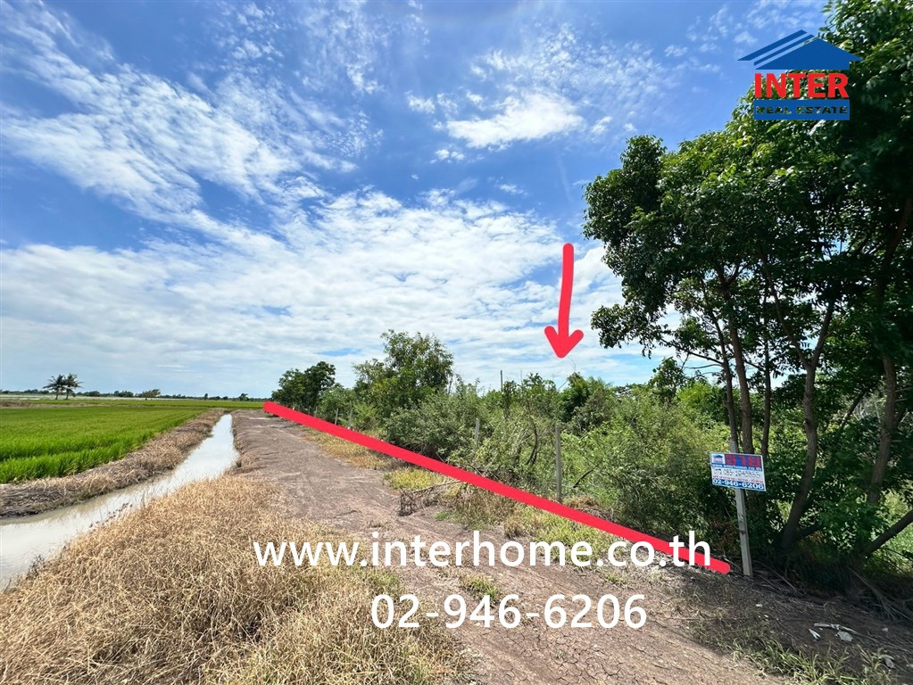 Empty land 3 rai 92 sq m. land near Wat Phai Rong Wua, Nakhon Pathom, Highway 3422, Bang Len, Nakhon Pathom. – รูปที่ 4