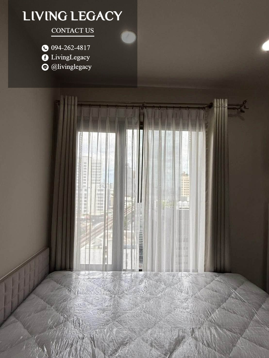 TJJRKQ เช่าด่วน Onyx by Sansiri 31 ตร.ม. | ชั้น 15 | 1 นอน 1 น้ำ | 16,500 บาท/เดือน | LINE: @livinglegacy – รูปที่ 3
