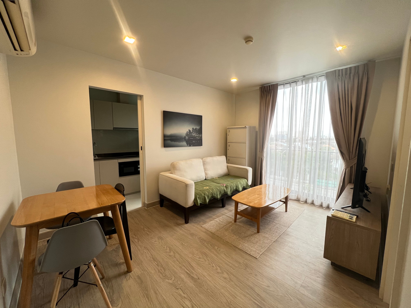 🏢 Condo for rent, Chambers Cher, Building B, 6th floor, 2 bedrooms, beautiful room, ready to move in. 🏢 Condo for rent, Chambers Cher, Building B, 6th floor, 2 bedrooms, beautiful room, ready to move in.