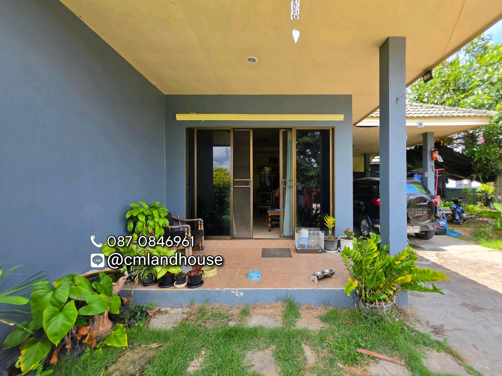 บ้านใกล้ตลาดแม่คือ 1.2 กม. ใกล้ตัวเมือง 10 กม. ไม่ต้องเสียค่าส่วนกลาง น้ำไม่ท่วม – รูปที่ 3