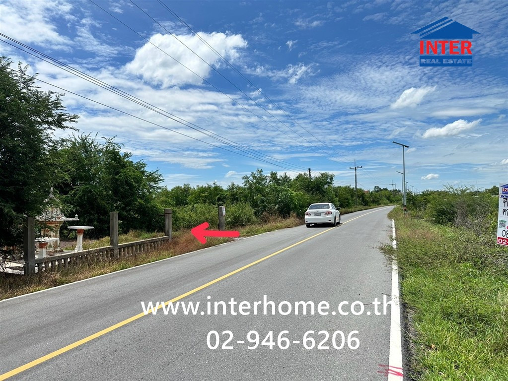 Empty land 3 rai 92 sq m. land near Wat Phai Rong Wua, Nakhon Pathom, Highway 3422, Bang Len, Nakhon Pathom. – รูปที่ 2