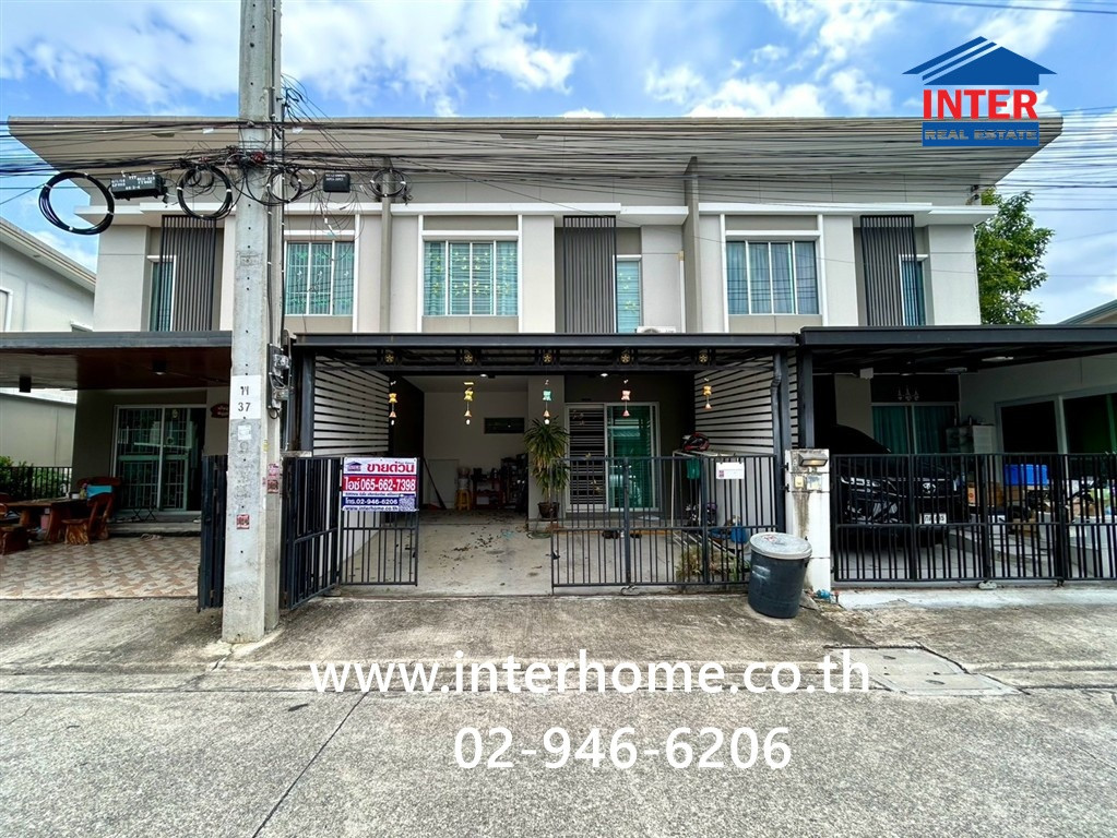 ทาวน์เฮ้าส์ 2 ชั้น 18.7 ตร.ว. หมู่บ้านพฤกษาวิลล์ 92 อ่อนนุช-สุวรรณภูมิ ทาวน์เฮ้าส์ใกล้สุวรรณภูมิ ซอยลาดกระบัง14/1 ถนนลาดกระบัง บางพลี สมุทรปราการ