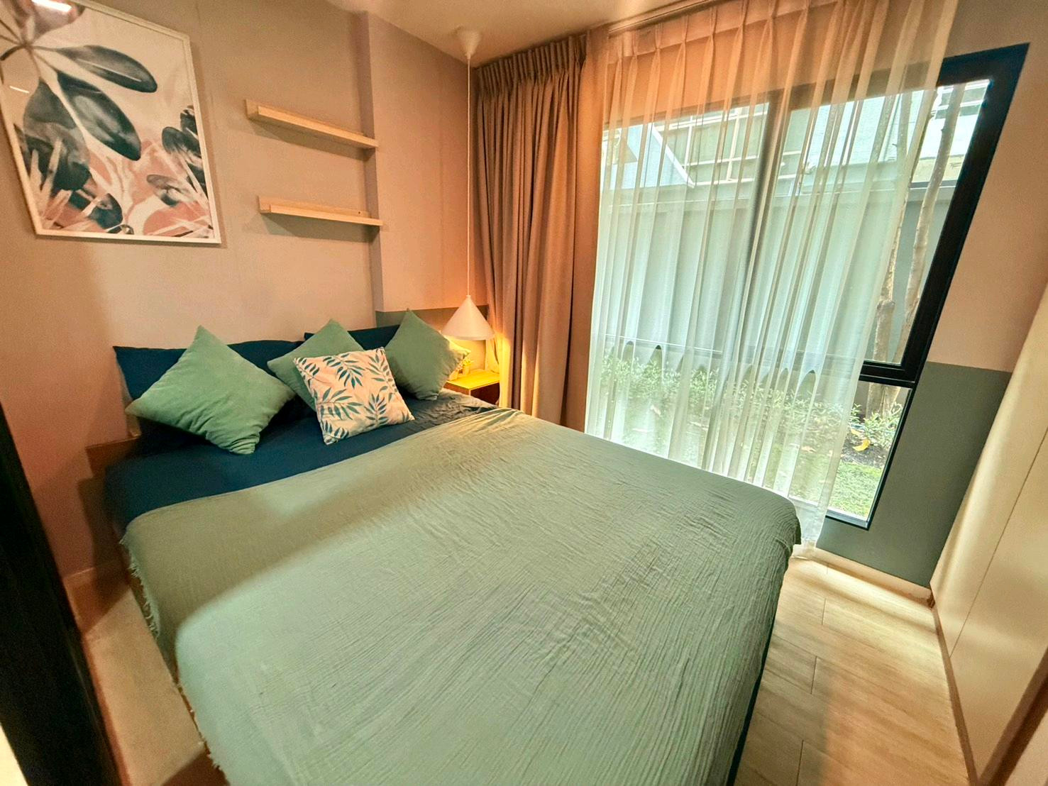 🏡 For rent KAVE CONDO | Separate kitchen 🍳 27 sq m. | Opposite Bangkok University Rangsit | 11,000 baht