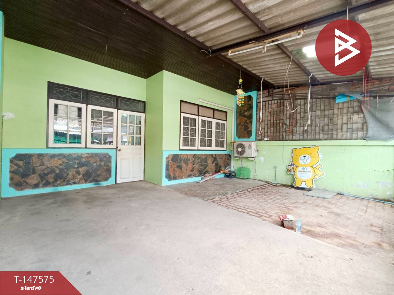 Single-story townhouse for sale, area 22.0 square meters, Don Tako Subdistrict, opposite Khao Kaen Chan, Ratchaburi. – รูปที่ 3