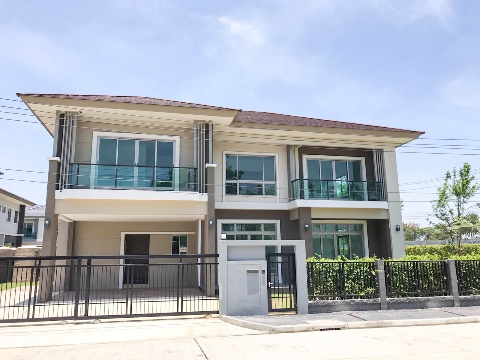 HR3726[ให้เช่า] บ้านเดี่ยวหลังใหญ่สุดในโครงการ The Palm กรุงเทพกรีฑา-วงแหวน 308 ตร.ม. 95 ตร.วา ราคาดีที่สุดในย่านกรุงเทพกรีฑา