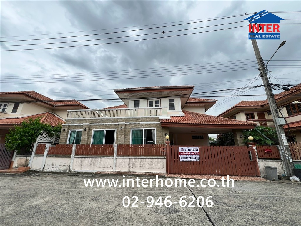 บ้านเดี่ยว 2 ชั้น 52.4 ตร.ว. หมู่บ้านเอกวิน ซอยนิมิตรใหม่3/1 ถนนนิมิตรใหม่ ถนนหทัยราษฏร์ เขตมีนบุรี กรุงเทพมหานคร