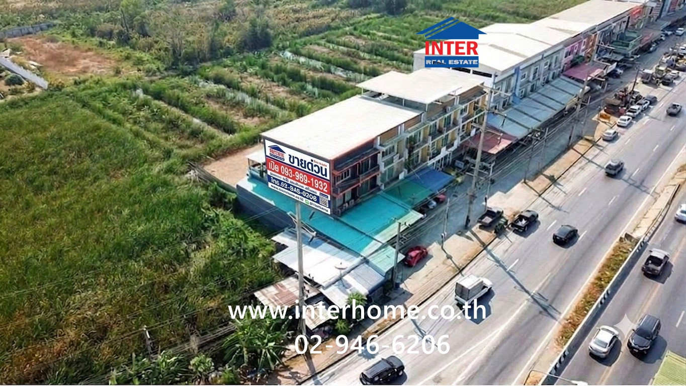 อาคารพาณิชย์ 3 ชั้น 59.1 ตร.ว. อาคารพาณิชย์ ติดสะพานยกระดับมอเตอร์เวย์ ถนนคลองหลวง ถนนเลียบคลองสี่ คลองหลวง ปทุมธานี อาคารพาณิชย์ 3 ชั้น 59.1 ตร.ว. อาคารพาณิชย์ ติดสะพานยกระดับมอเตอร์เวย์ ถนนคลองหลวง ถนนเลียบคลองสี่ คลองหลวง ปทุมธานี