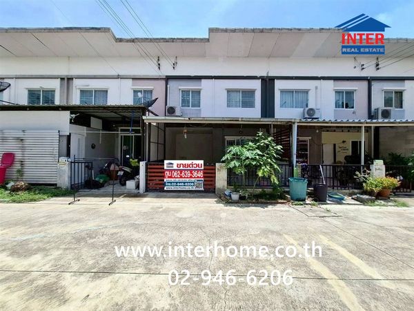 Townhouse, 2 floors, 17.6 sq m, Lioblisz Village. Kanchanaphisek-Chaiyaphruek Soi 11, near Phimonrat Temple, Soi 11, Bang Rak Phatthana Road Soi Wat Lat Pla Duk Road, Bang Bua Thong, Nonthaburi