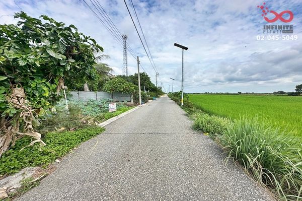 Land for sale, 96 sq m, Theparat-Lat Krabang Road. Near Suvarnabhumi Airport Motorway Bang Bo, Samut Prakan