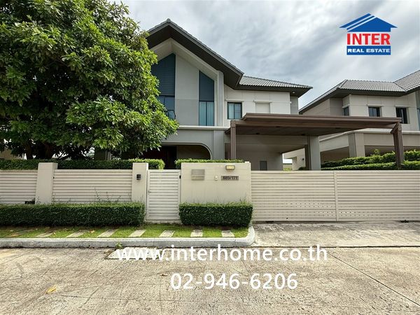 บ้านเดี่ยว 2 ชั้น 75.3 ตร.ว. หมู่บ้านบางกอกบูเลอวาร์ด เวสต์เกต ใกล้ห้างเซ็ลทรัลเวสต์เกต ถนนบางกรวย-ไทรน้อย ถนนกาญจนาภิเษก บางบัวทอง นนทบุรี