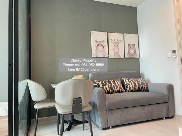 *** Condo for rent : Life Asoke Nice decorated  High floor Fully furnished near MRT Phetchaburi &amp;Airport Link Makkasan 17,000 Baht only🔥🔥🔥***
