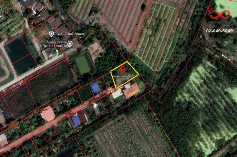 ขายที่ดิน 188 ตร.ว. ถนนคลองหน้าไม้ ตำบลหน้าไม้ ลาดหลุมแก้ว ปทุมธานี ถมแล้ว – รูปที่ 2
