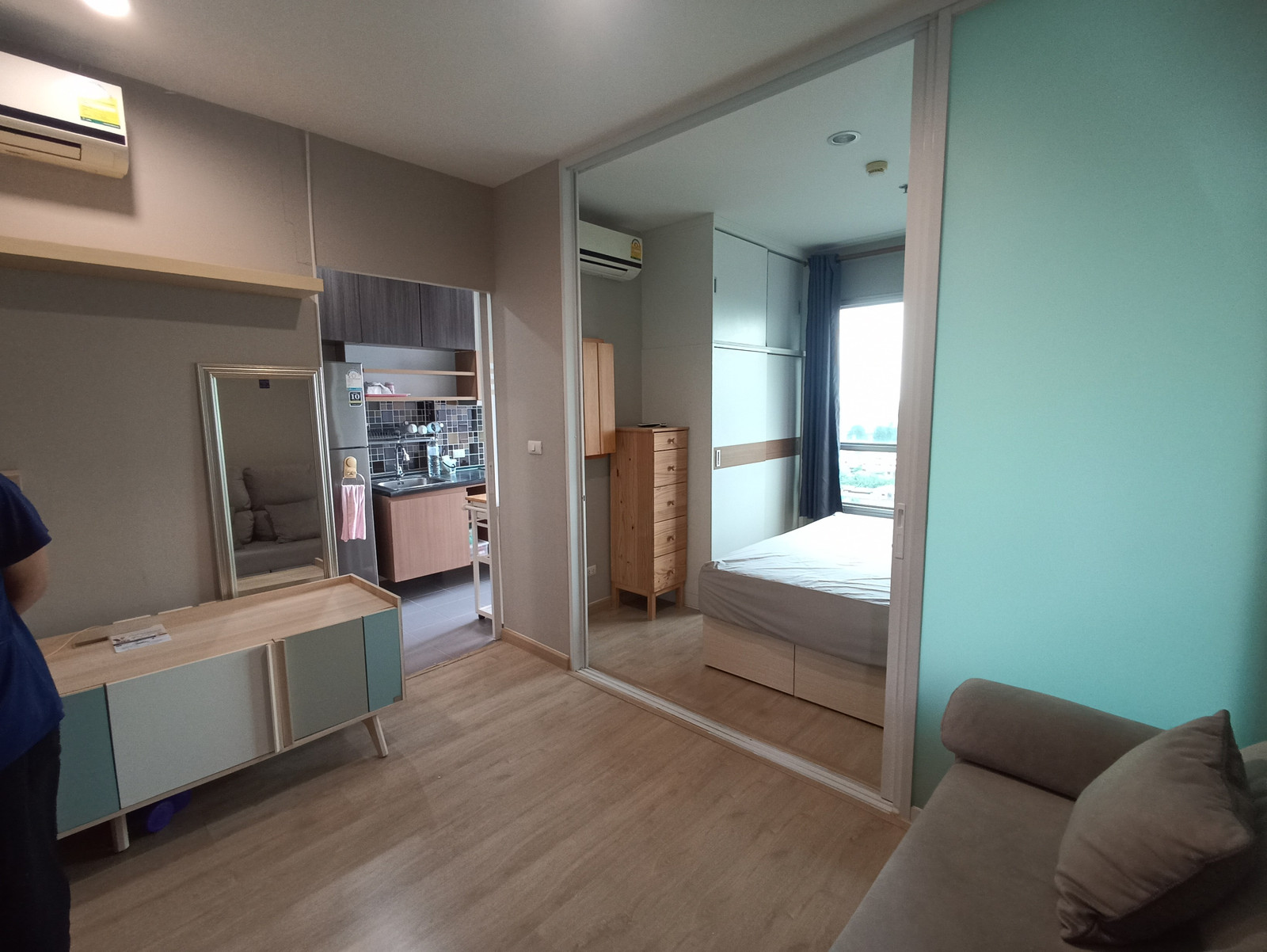 Tempo Grand Sathorn-Wutthakat | Condo next to BTS Wutthakat, corner room, beautiful view, open, private, fully furnished, ready to move in.