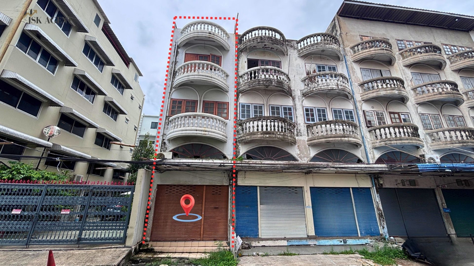 🏢 Sell / rent commercial building, corner room, good location, On Nut 41 – รูปที่ 2