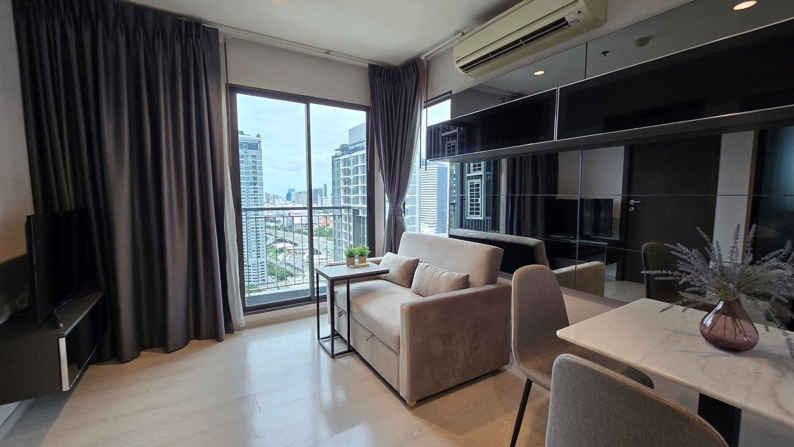 🔥Rent at Rhythm Asoke 🔥 2BR 1BR.🔥 29,000 🔥42sqm🔥Floor27 – รูปที่ 3