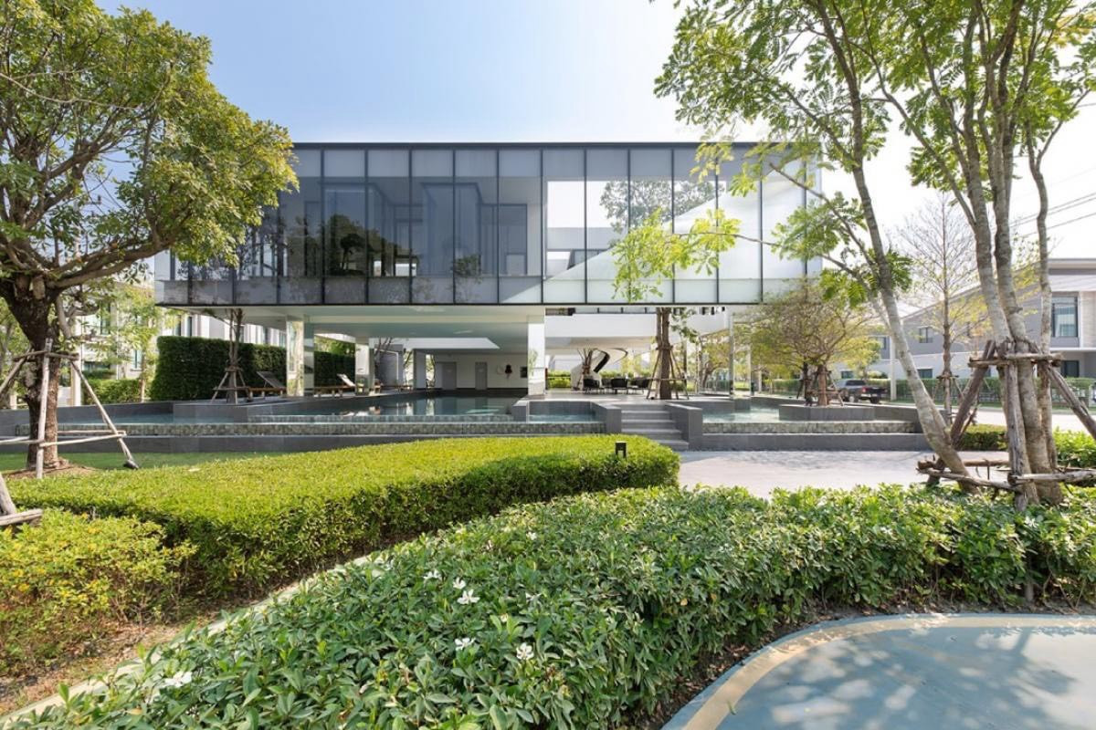 #2-story townhome for rent, Grand Pleno Village, Phahonyothin-Rangsit 🛌3 bedrooms, 3 bathrooms, near Future Park Rangsit and Zpell shopping centers, surrounded by educational institutions like Rangsit University, Bangkok University, rent 16,000 baht/month – รูปที่ 2