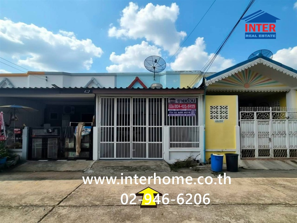ทาวน์เฮ้าส์ 1 ชั้น 18 ตร.ว. หมู่บ้านพิมลราช1 ใกล้วัดไทรน้อย ซอยหมู่บ้านพิมลราชซอย1/20 ถนนบางกรวย-ไทรน้อย บางบัวทอง นนทบุรี