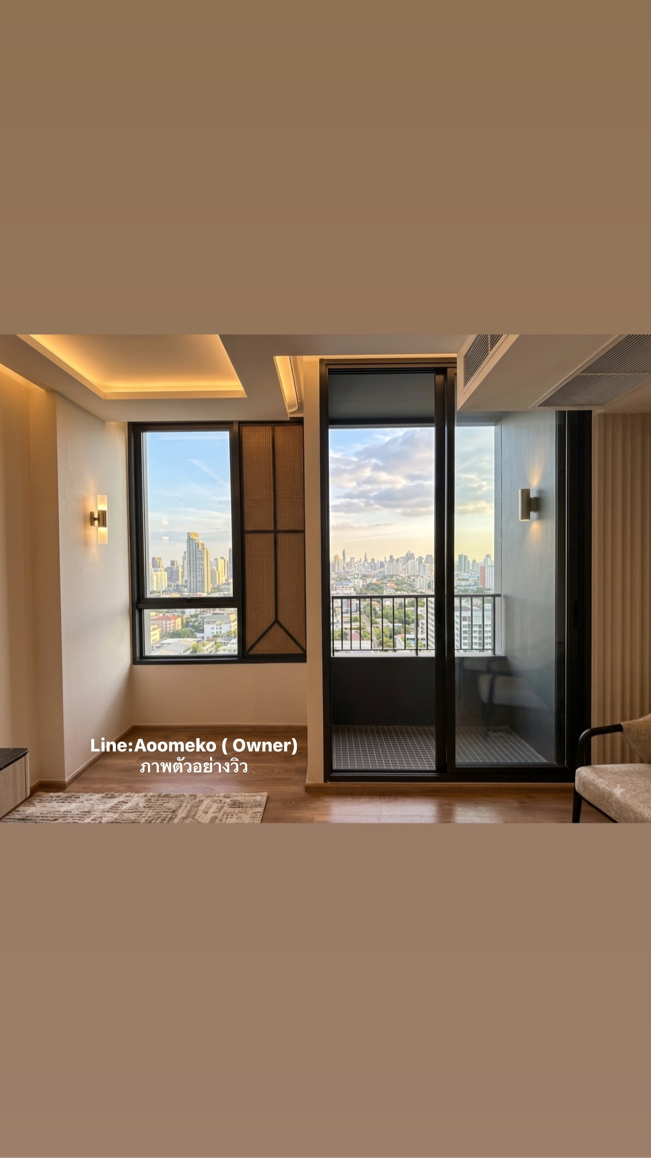The  sells it himself 🎾 Noble form Thonglor 1 Bed 1 bath 32 sq m. Beautiful room, open view, City View Vibe, very good (5.39 million baht) Line: Aoomeko – รูปที่ 4