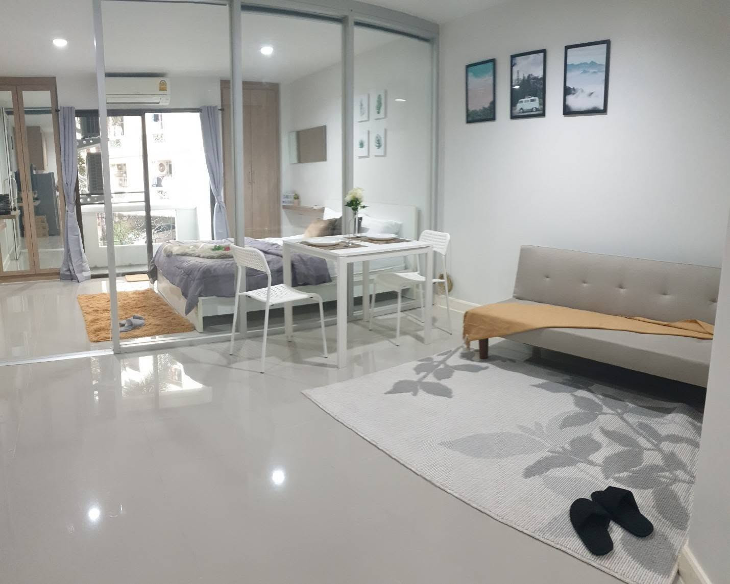 ให้เช่า บดินทร์สวีทโฮม (Bodin Suite Home) ลาดพร้าว เรียบด่วนรามอินทรา รามคำแหง เฟอร์ครบ ห้องกว้าง 1ห้องนอน 1ห้องน้ำ ห้องกั้นครบ สวย – รูปที่ 3