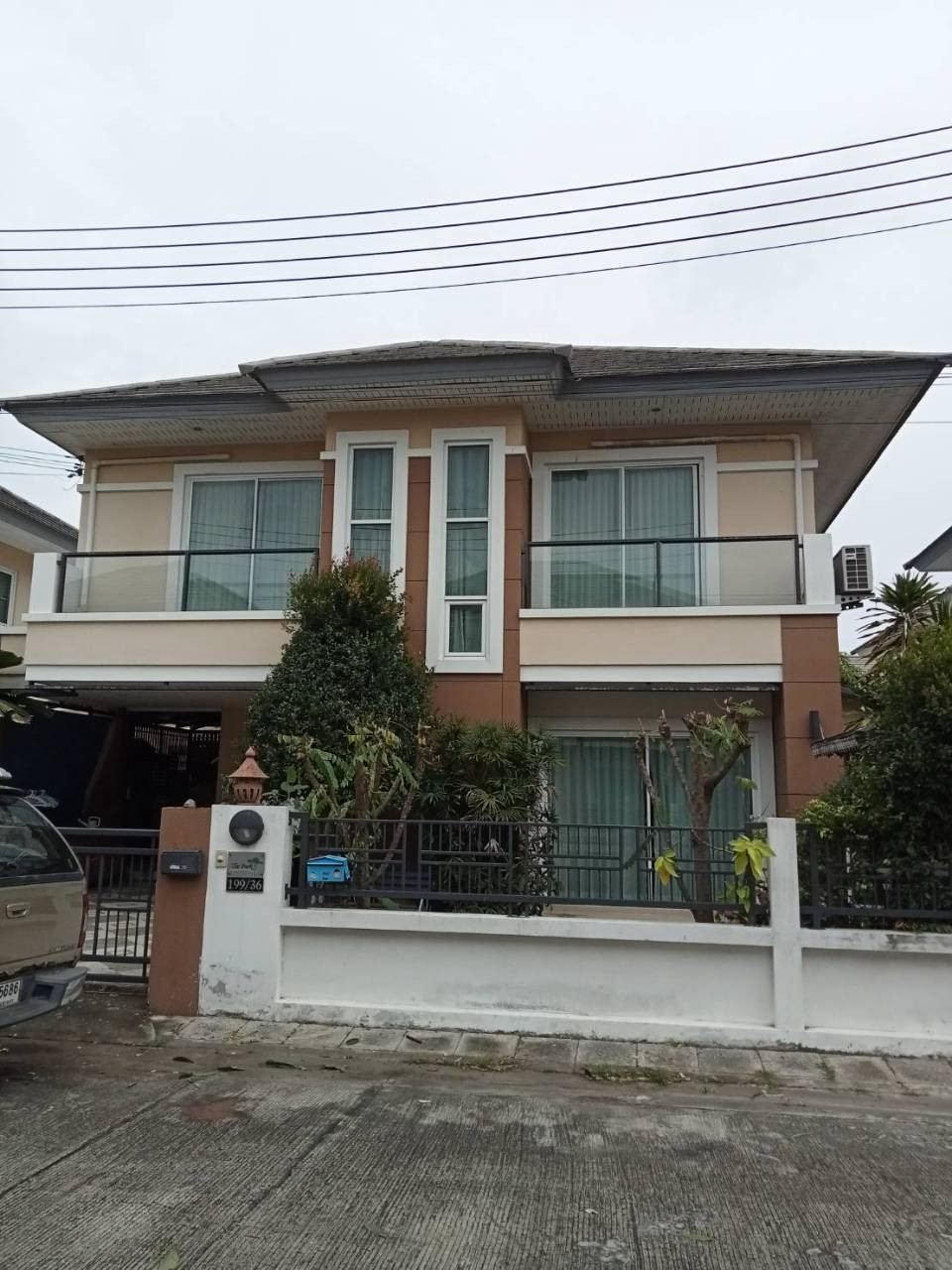 98204 - Single house for sale, The Parf 1, Bang Krachao Subdistrict, Mueang District, Samut Sakhon Province.