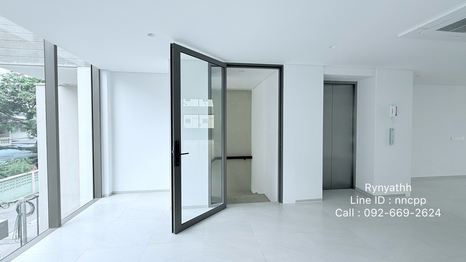 Home office for rent, 4.5 floors + elevator, behind Bangkok Mall, just 450 m., empty house, ready to use, call 092-669-2624. – รูปที่ 3