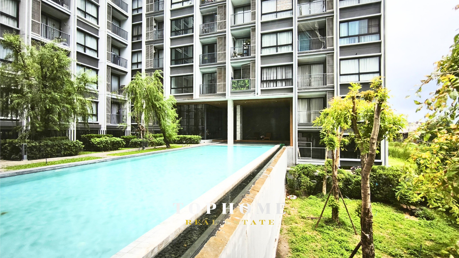 🔥 Urgent sale❗️Condo Dolce Lasalle Bangna, beautiful, private room, near BTS Bearing 🔥Room size *30.99 sq m | 2nd floor* – รูปที่ 3