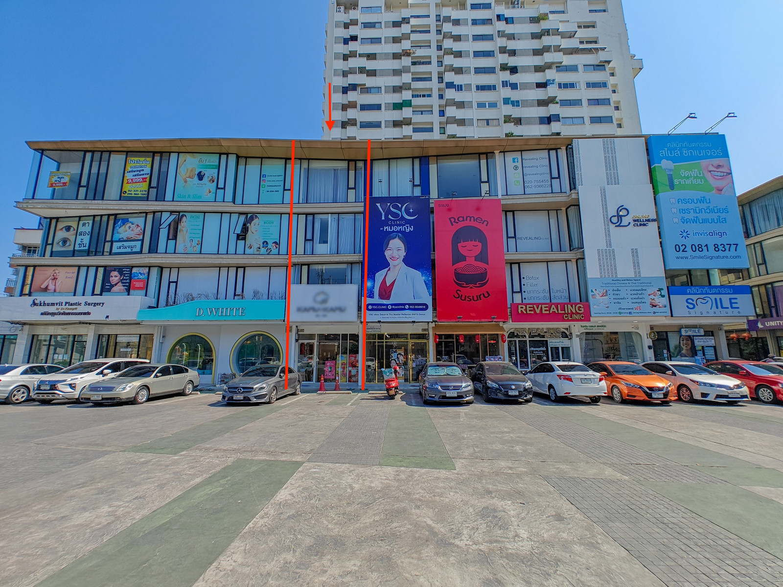 4-story commercial building for rent, The Millionaire Masters, in the middle of On Nut, convenient parking.