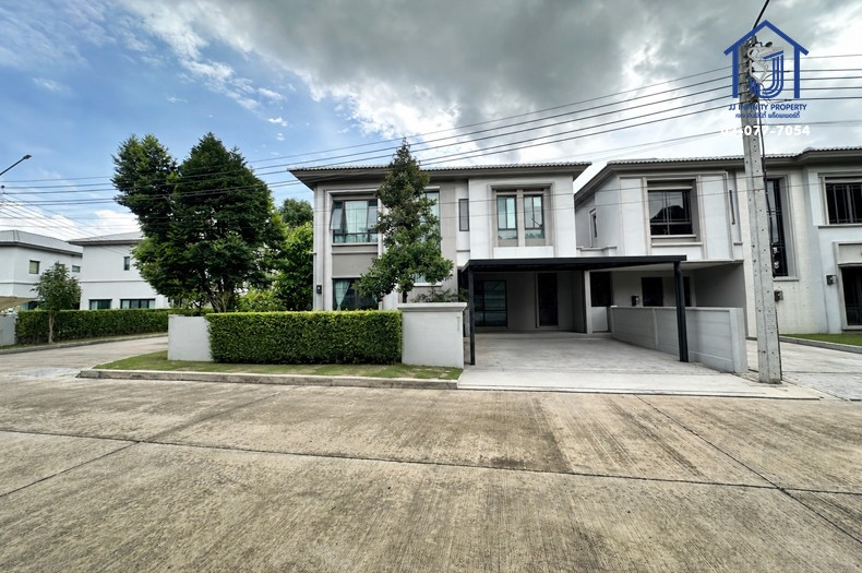 2-story semi-detached house for sale, Grand Pleno Watcharapol - Sukhapiban 5, corner house, near Sukhaphiban 5 Expressway and the Pink Line MRT. 2-story semi-detached house for sale, Grand Pleno Watcharapol - Sukhapiban 5, corner house, near Sukhaphiban 5 Expressway and the Pink Line MRT.