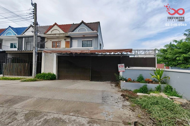 Townhouse for sale Pimonrat Village, 2 houses along Ban Kluai-Sai Noi Road, 35 sq m, 2 floors, Bang Bua Thong, Nonthaburi. – รูปที่ 3