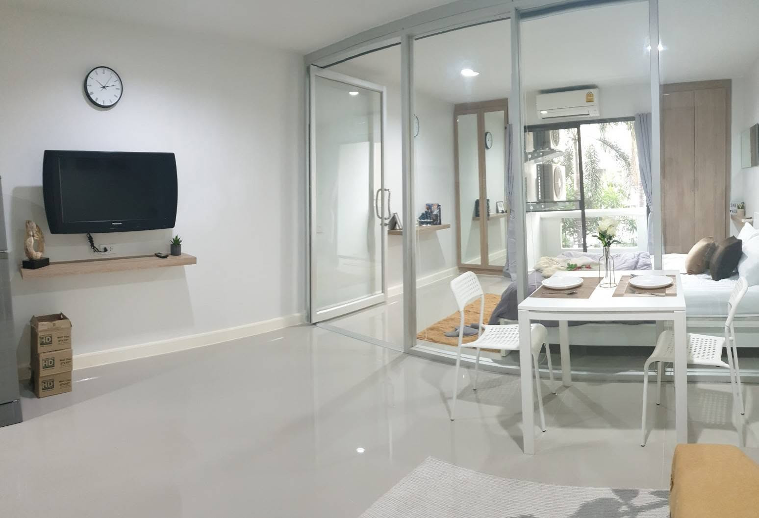 ให้เช่า บดินทร์สวีทโฮม (Bodin Suite Home) ลาดพร้าว เรียบด่วนรามอินทรา รามคำแหง เฟอร์ครบ ห้องกว้าง 1ห้องนอน 1ห้องน้ำ ห้องกั้นครบ สวย – รูปที่ 4