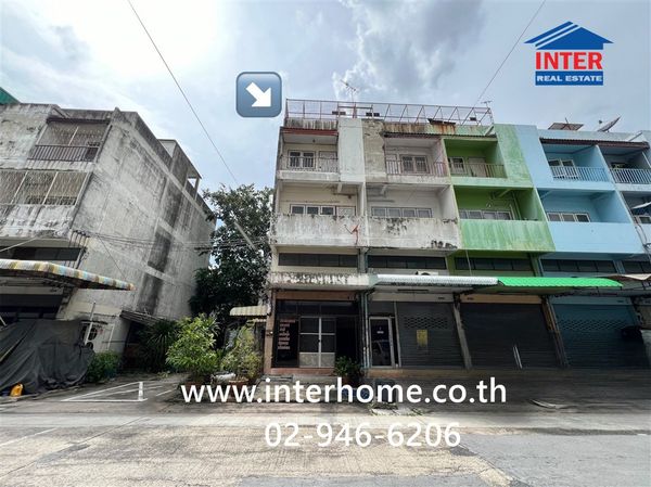 Commercial building, 3.5 floors, 27 sq m, Phanason Villa 6 Village. Soi Nimitmai 7, Nimitmai Road, Hathairat Road, Khlong Sam Wa District, Bangkok