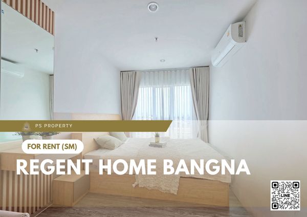 ให้เช่า 📍 Regent home bangna 📍 เฟอร์นิเจอร์ และ เครื่องใช้ไฟฟ้าครบ ใกล้ BTS บางนา