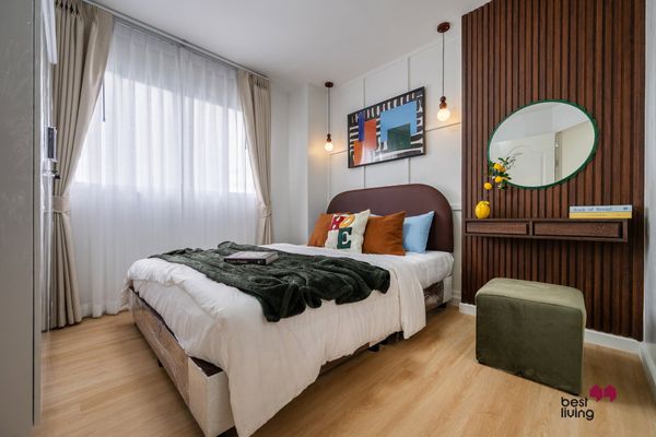 Lumpini Condo Town Rattanathibet, corner room, near MRT Yaek Nonthaburi 1
