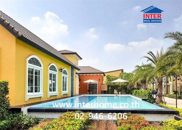 Townhome, 2 floors, 17.3 sq m, Golden Town Village. Phahonyothin-Lam Luk Ka, Soi Lam Luk Ka 19, Phahonyothin Road, Lam Luk Ka Road, Lam Luk Ka, Pathum Thani