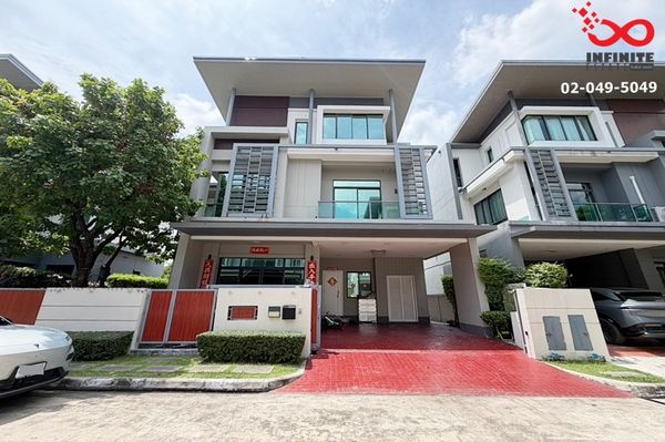 3-story detached house for sale, Narasiri Hideaway Nawamin 111 - Yothin Phatthana, beautiful house, Nawamin area, near Chalong Rat Expressway.